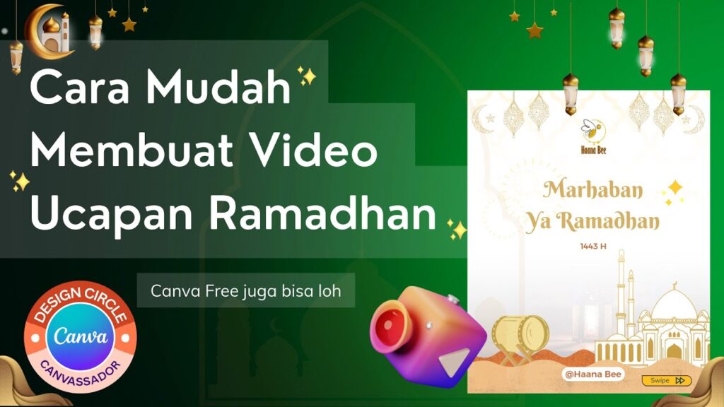Cara Mudah Membuat Video Ucapan Ramadhan di Canva Free Gratis